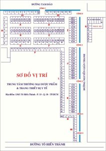 so do vi tri cac quay cho thuoc To Hien Thanh quan 10