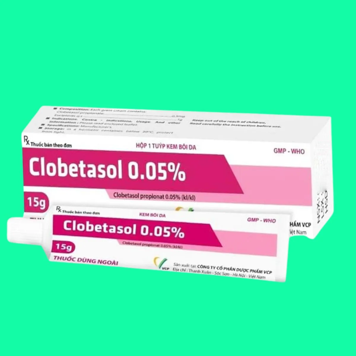 Thuốc Clobetasol 0.05% VCP điều trị bệnh ngoài da - Dược sĩ Lưu Văn Hoàng