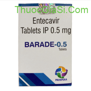 Barade-0.5 (Entecavir 0.5 mg)|thuocgiasi.com