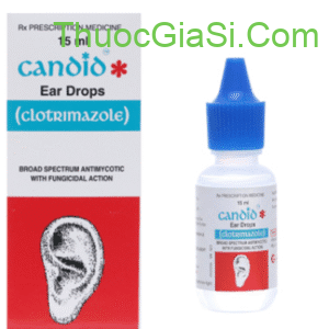 Candid ear drops (clotrimazole 1%) - thuốc điều trị nấm tai 2 Candid ear drops|thuocgiasi.com