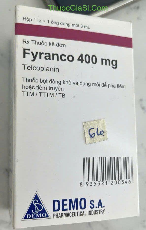 Fyranco 400mg Fyranco 400mg là thuốc gì? công dụng, các dung|thuocgiasi.com
