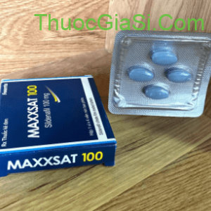Maxxsat 100 (Sildenafil 10 mg) - thuốc cường dương - hộp 1 vỉ x 4 viên 2 Maxxat 100|thuocgiasi.com