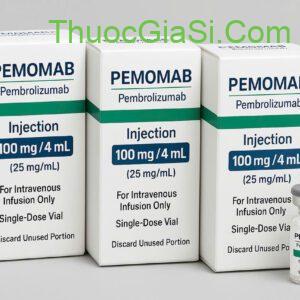 Thuốc Pemomab (Pembrolizumab 100 mg/4ml) - trị ung thư tiến triển hoặc tái phát 3 Pemomab4