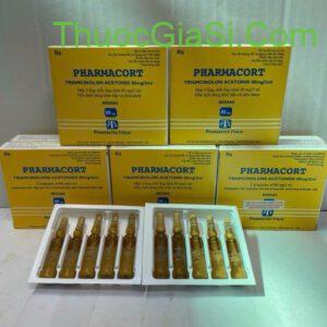 Pharmacort (Triamcinolone acetonide 80 mg/2ml) - thuốc trị viêm khớp, sẹo lồi