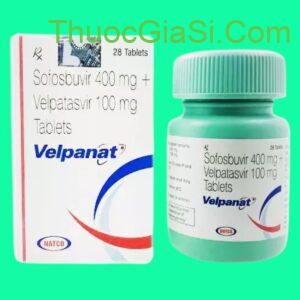 Velpanat (Sofosbuvir (400mg) và Velpatasvir (100mg) - thuốc điều trị viêm gan C mạn tính 1 Velpanat 1