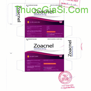 Zoacnel (Isotretioin 20 mg) - thuốc điều trị mụn trứng cá 2 Zoacnel|thuocgiasi.com