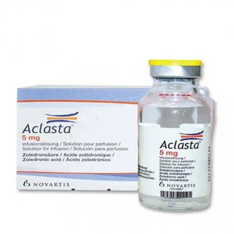 Aclasta 5 mg/100 ml (Acid Zoledronic) SANDOZ - thuốc điều trị loãng xương 3 Thuốc tiêm Aclasta 5mg/100ml Novartis điều trị loãng xương |thuocgiasi.com