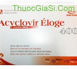 Acyclovir Éloge 400 là thuốc gì?|thuocgiasi.com