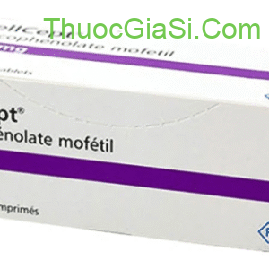 Cellcept 500mg (Mycophenolate mofetil) Ph.Eur- dự phòng hiện tượng thải ghép thận (5 vỉ x 10 viên)