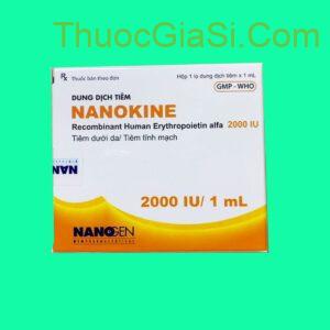 Dung dịch tiêm Nanokine 4000 IU/1ml - điều trị thiếu máu 3 Nanokine 4000 IU/1ml|thuocgiasi.com