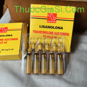 Thuốc Lisanolona (Triamcinolone acetonide 80 mg/2ml)-điều trị sẹo lồi, viêm mũi dị ứng 2 Lisanolona|thuocgiasi.com