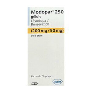 Madopar 250 (Levodopa: 200 mg/Benserazide: 50 mg) - thuốc điều trị Parkinson 2 Modopar|thuocgiasi.com