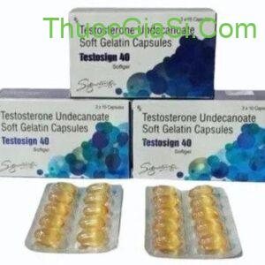 Testosign 40 - bổ sung testosterone - hộp 3 vỉ x 10 viên 1 Testosin 40|thuocgiasi.