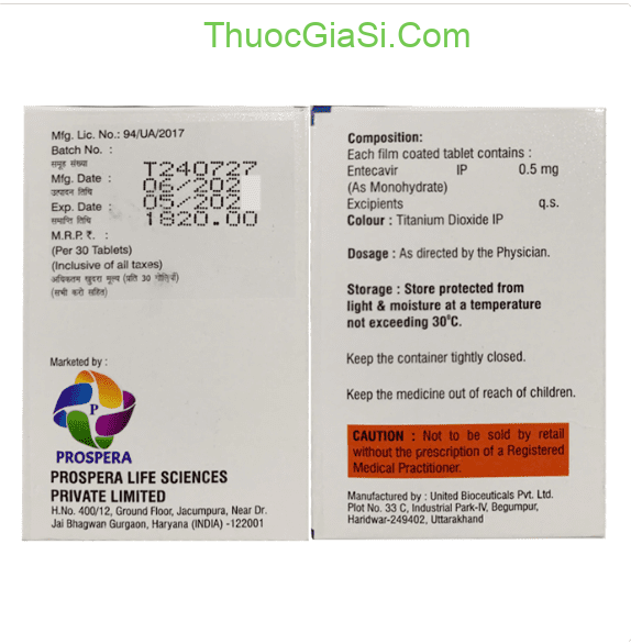 thuốc Barade-0.5 thuoc Barade 0.5