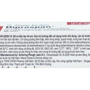 Thuốc Diprospan - thuốc điều trị viêm khớp, viêm xương 1 thuốc Diprospan|thuocgiasi.com