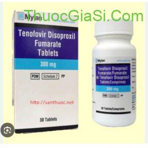 Tenofovir Disoproxil Fumarate 300mg – Điều trị HIV/Viêm gan B – Mylan – Ấn Độ