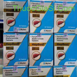 HepBest 25mg - Tenofovir Alafenamide - Điều trị viêm gan B - Hộp 30 viên - Ấn Độ (Mylan) 4 z6885997819312 805f44d9a122d0e34c49ac6d6db56db0
