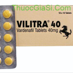 Thuốc VILITRA 40 (Vardenafil 40mg) điều trị rối loạn cương dương nam giới
