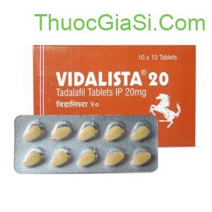 VIDALISTA 20 (Tadalafil 20mg) thuốc sinh lý nam
