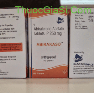 Abirakaso (Abiraterone Acetate 250 mg) - thuốc điều trị ung thư tuyến tiền liệt di căn kháng thiến - mCRPC). 2 Abirakaso mua ở đâu|thuocgiasi.com