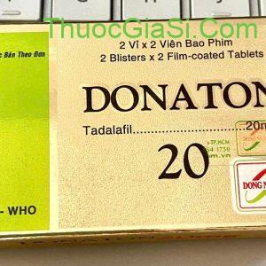 DONATON 20 (Tadalafil 20mg) H/4v điều trị rối loạn cương dương, xuất tinh sớm, yếu sinh lý 4 DONATON 20 Tadalafil 20mg dieu tri roi loan cuong duong scaled e1758810773583