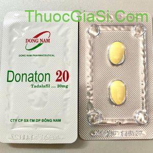 DONATON 20 (Tadalafil 20mg) H/4v điều trị rối loạn cương dương, xuất tinh sớm, yếu sinh lý 5 DONATON 20 Tadalafil 20mg dieu tri roi loan cuong duong xuat tinh som yeu sinh ly e1758810854115