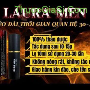 LAURA MEN chai xịt kéo dài thời gian quan hệ