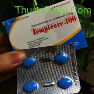 Temptcure 100 (Sildenafil 100mg) - điều trị rối loạn cương dương cho nam giới - Gracure h/4v