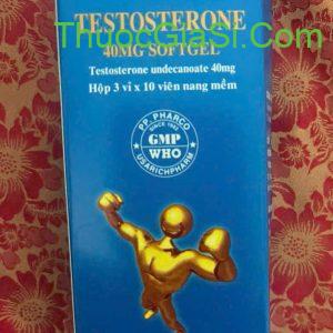 Thuốc TESTOSTERONE 40mg USARICHPHARMA hộp 30 viên