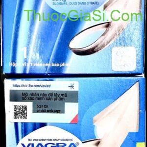 Viagra 50 Sildenafil 50mg Pfizer điều trị rối loạn cương dương