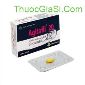Agitafil 20mg Agimexpharm điều trị rối loạn cương dương