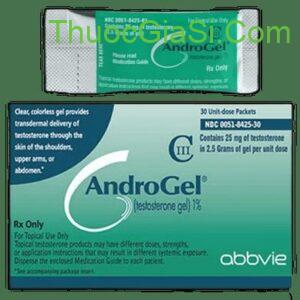 AndroGel 50mg (Testosterone) thuốc bôi 1 androgel 50mg testosterone thuoc boi 6338 2 e1753070008677