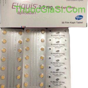 Eliquis 2.5 mg (Apixaban 2.5 mg) - Thuốc phòng ngừa đột quỵ 1 Eliquis có tốt khooong?Eliquis nước nào sản xuất|thuocgiasi.com