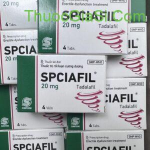 SPCIAFIL 20 (Tadalafil 20mg) điều trị rối loạn cương dương an toàn cho nam giới
