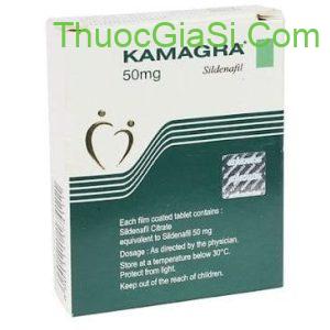 Kamagra 50mg H/4v điều trị rối loạn cương dương nam giới