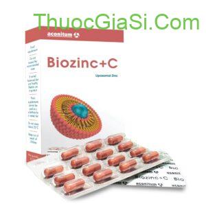 Kẽm BIOZINC + C H/30v bổ sung kẽm, tăng cương đề kháng, giúp ăn ngon