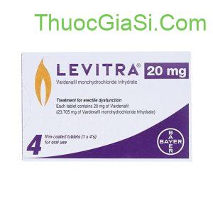 Levitra 20 (Vardenafil 20mg) BAYER  điều trị rối loạn cương dương