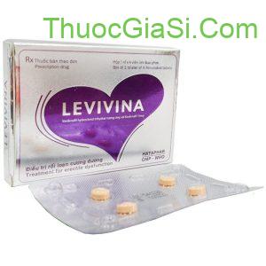 Levivina 10 (Vardenafil 10mg) hộp 1 vỉ x 4 viên điều trị rối loại cương dương nam giới