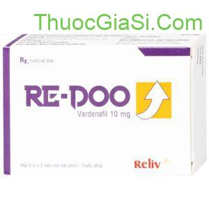 RE-DOO 10 (Vardenafil 10mg) Reliv H/4v điều trị rối loạn cương dương ED, yếu sinh lý, xuất tinh sớm