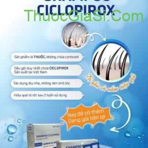 Shampoo Ciclopirox VCP dạng gói
