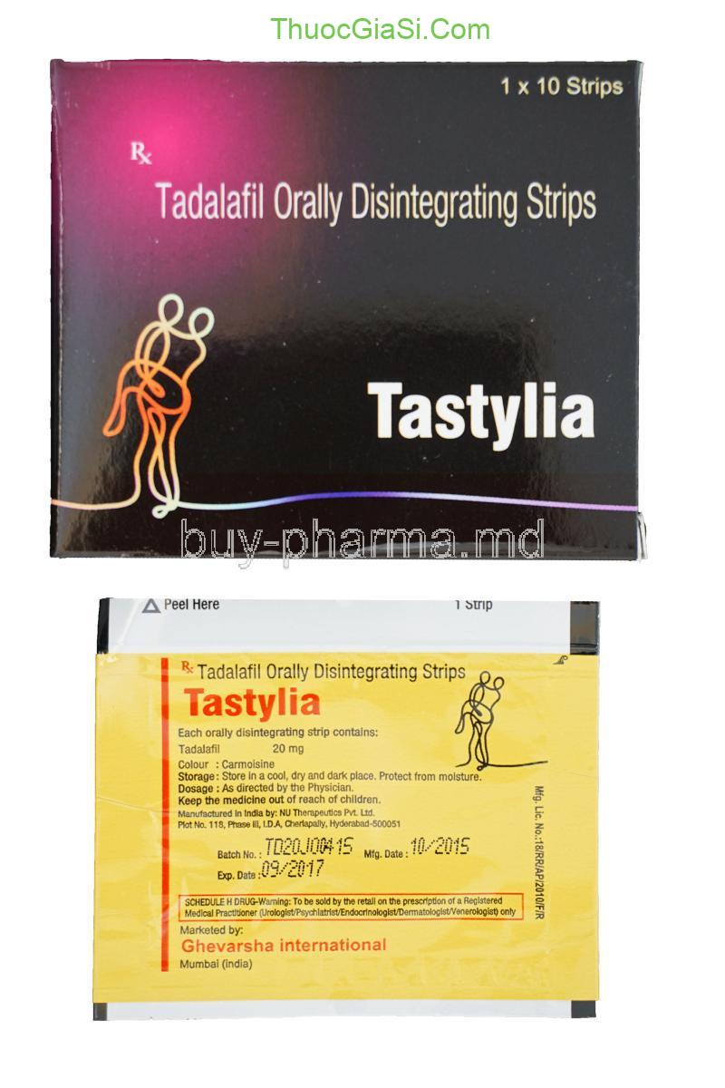 Tastylia 20mg Oral giá bao nhiêu? mua ở đâu? |thuoctotgiasi.com