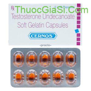 CERNOS 40- Testosterone Undecanoate Soft Gelatine trị suy giảm hocmon nam giới