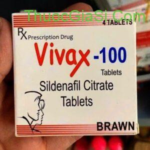 Vivax-100 Brawn (Sildenafil 100mg) điều trị rối loạn cương dương