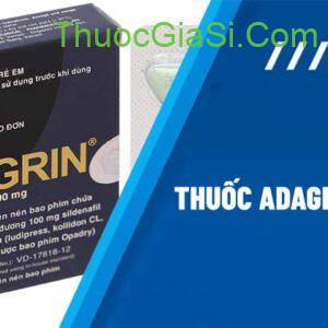 Thuốc Adagrin 100mg (Sildenafil 100mg) điều trị rối loạn cương dương nam giới