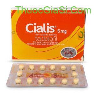 Cialis 5mg (Tadalafil 5mg) LILLY điều trị rối loạn cương dương ở nam giới