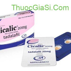 Cicalic 20 (Tadalafil 20mg) trị rối loạn cương dương ở nam giới