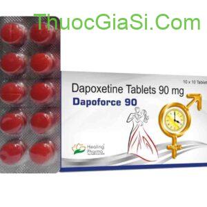 Dapoforce 90 (Dapoxetin 90mg) điều trị xuất tinh sớm, dương vật nhạy cảm