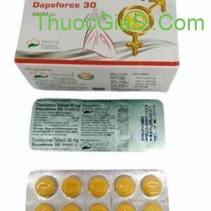 Thuốc Dapoforce 30 (Dapoxetin 30mg) điều trị xuất tinh sớm nam giới