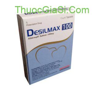 Desilmax 100 (Sildenafil 100mg) thuốc chỉ định yếu sinh lý H/4v