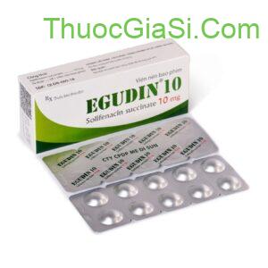 Thuốc Egudin 10 (Solifenacin succinat 10mg) điều trị tiểu són, tiểu nhiều lần, bàng quang tăng hoạt